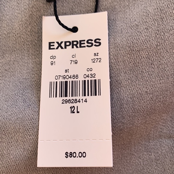 Express Supersoft Midrise Skinny Jean in Grey, 12 Long - Picture 8 of 8